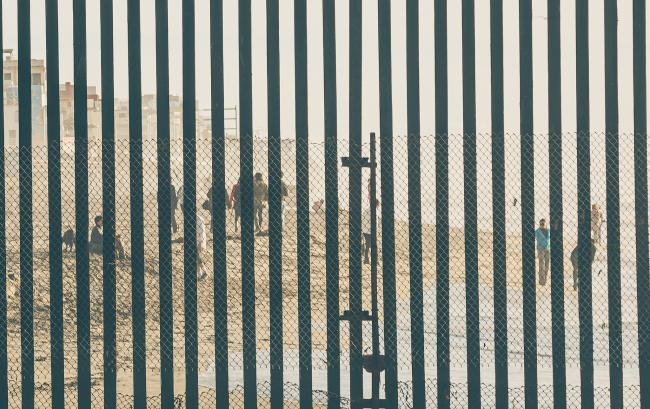 The U.S.-Mexico border fence just south of San Diego (Tony Webster/Flickr)