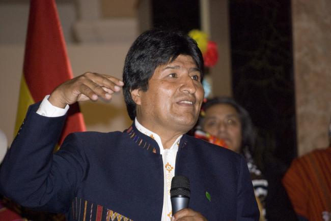 Evo Morales (Sebastian Baryli/Flickr)