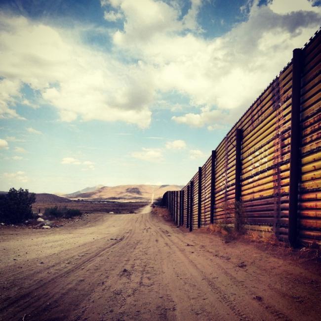 Mexico-U.S. border fence (Photo courtesy of author)