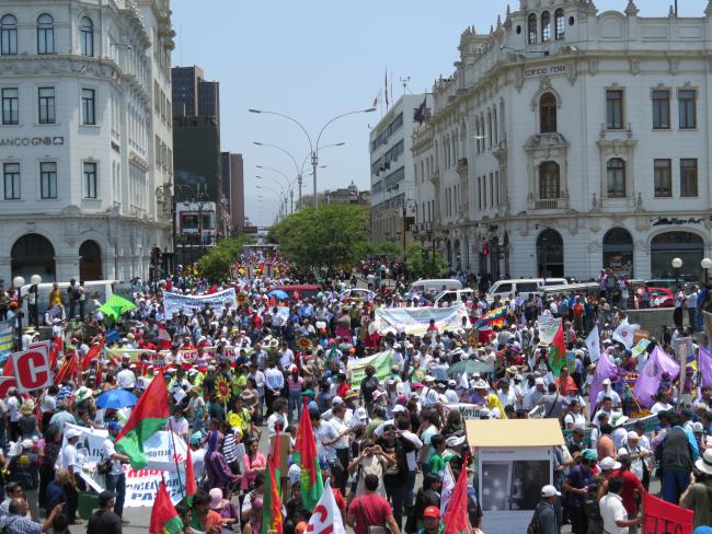 The March for the Climate held during the People's Summit (Orion Cruz)