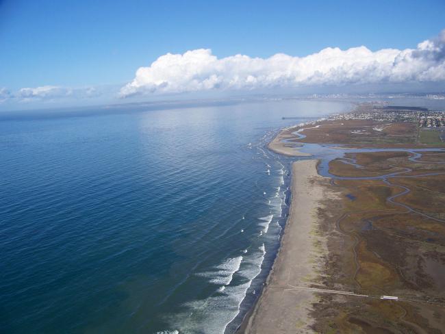 The Tijuana River Estuary is one area of ecological diversity that has been threatened by the border control regime (Wikimedia Commons)