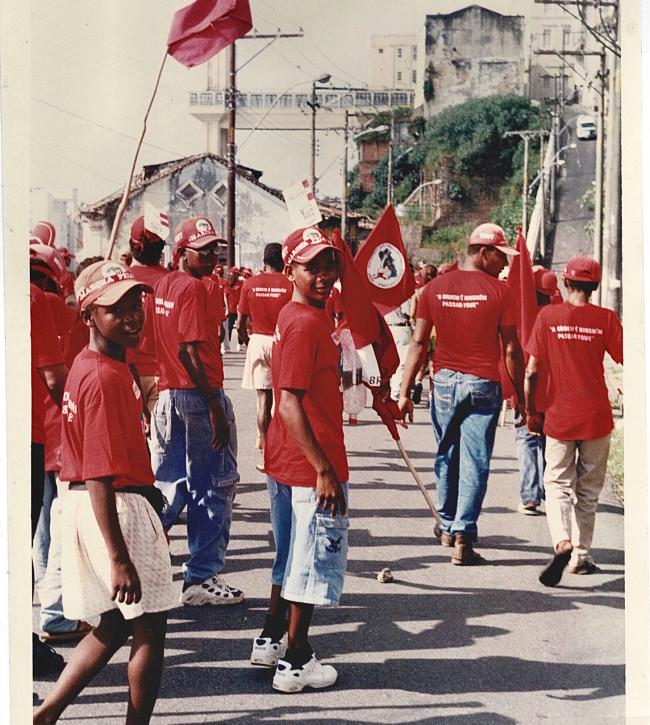 Marcha na Bahia, Brasil. Data desconhecida. (Arquivos de Rita Cliff)