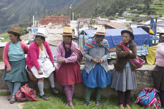 Victim-survivors of forced sterilizations from the greater Cusco region in Pampaconga, Anta on March 25, 2019. (Photo by Jacquelyn Kovarik)