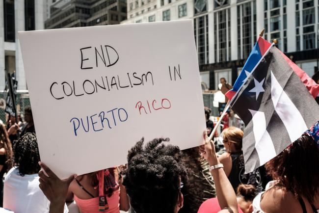 At this year's Puerto Rican Day Parade, pro-independence messages came out strong. (Ep Jhu/Flickr)