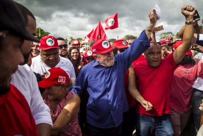 Lula campaigns with the MST in northeastern Brazil in 2017 (Mídia Ninja / Flickr / CC BY-NC-SA 2.0)