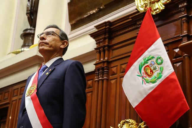 President Vizcarra attends official events celebrating the 198th anniversary of Peruvian independence. (Presidencia Peru / Flickr)