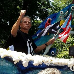 Oscar López Rivera at the Puerto Rican Day Parade