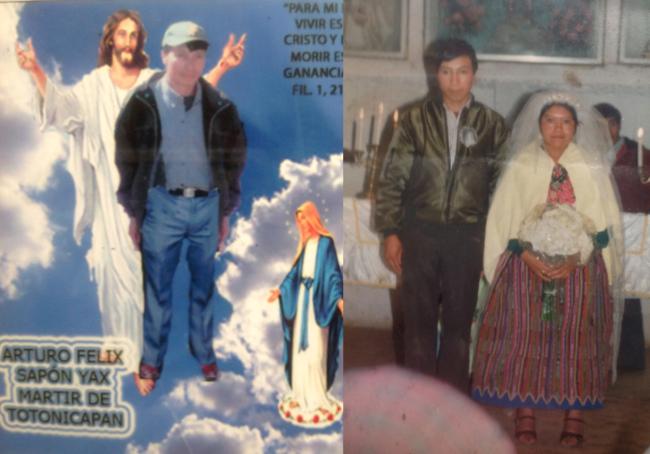 Arturo Sapo?n in heaven / The Sapón family wedding (Courtesy of the family)