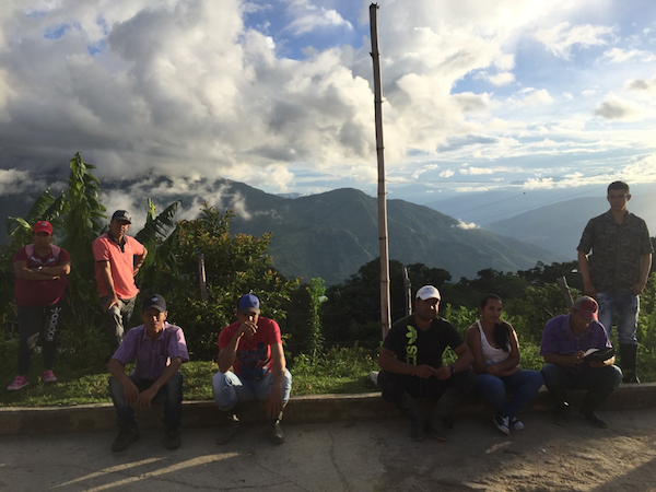 Campesinos in Briceño uprooted their coca plants based on an agreement with the Colombian government but have been left waiting for promised productive projects to replace them. (Photo by Alex Diamond)