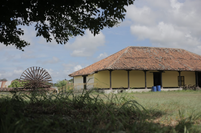 Farmhouse on the Santa Ursula plantation, Rivas, Nicaragua. (Michael Fox)