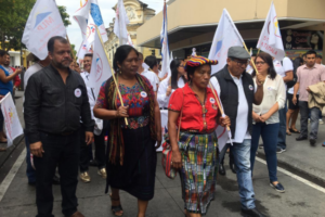 Thelma Cabrera: "Estamos luchando por un Estado plurinacional para el bien vivir de los pueblos"