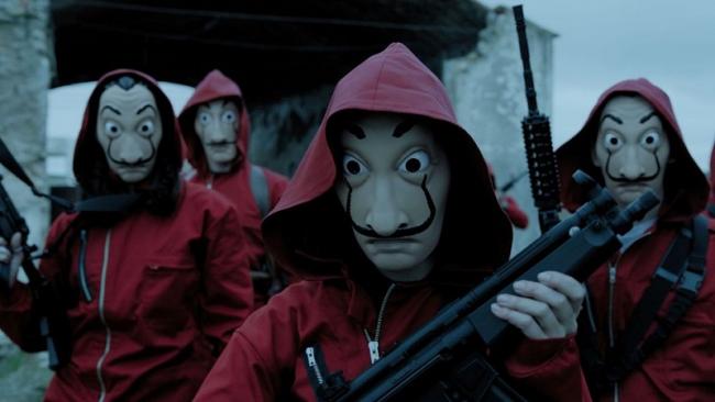 The Casa de Papel series on Netflix has attracted record numbers of viewers for a Spanish-language program (Netflix)