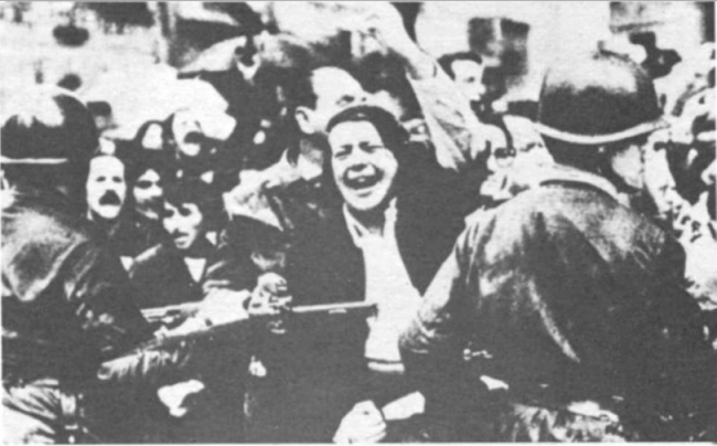 Resurgence of mass movement in Argentina despite heavy military repression: Demonstration to protest disappeared prisoners. (NACLA Archives).