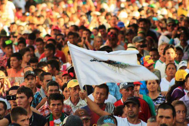 The 2014 Cumbre Agraria Forum on Campesino Reserve Zones, in Tibú, Santander, Colombia (Flickr/ Agencia Prensa Rural)