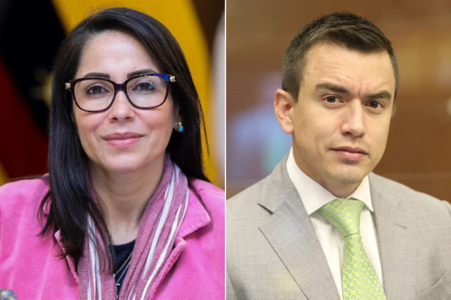 Conservative Daniel Noboa (right) beat Correista Luisa González (left) in Ecuador (Asamblea Nacional del Ecuador / CC BY-SA 2.0)