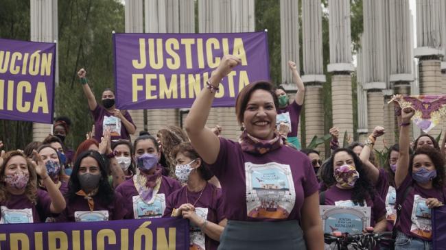 Estamos Listas is a grassroots movement founded in Medellín in 2019 building a feminist democracy by redistributing power. (Courtesy of Estamos Listas)