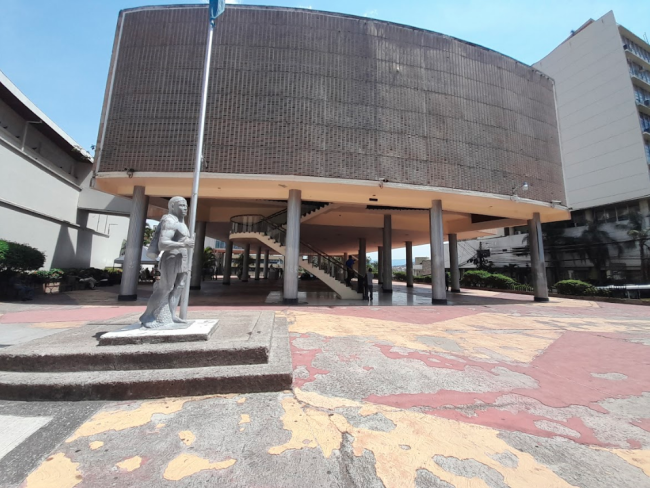 Honduras's congressional building, outside of which relatives of the disappeared have held demonstrations for over 40 years, demanding truth and justice. (Michael Fox)