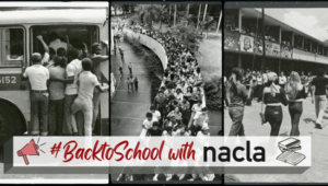 Help NACLA go Back to School this fall!