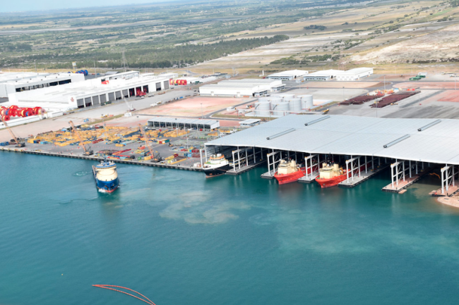 Port of Açu, Rio de Janeiro. (Prumo Logística / Ministério da Indústria, Comércio Exterior e Serviços / CC BY-SA 2.0 DEED)