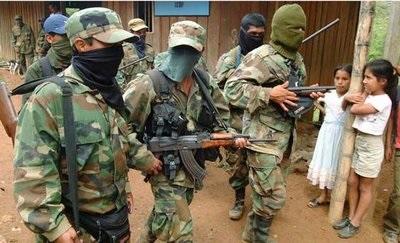 Paramilitary group, the Águilas Negras, in Colombia in 2007 (Flickr/Silvia Andrea Moreno)