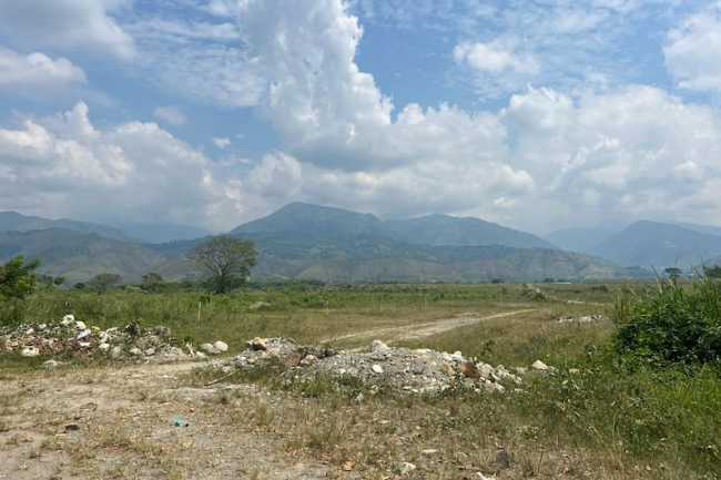 Land recovered by the Indigenous movement in northern Cauca, Colombia. (Virginie Laurent)