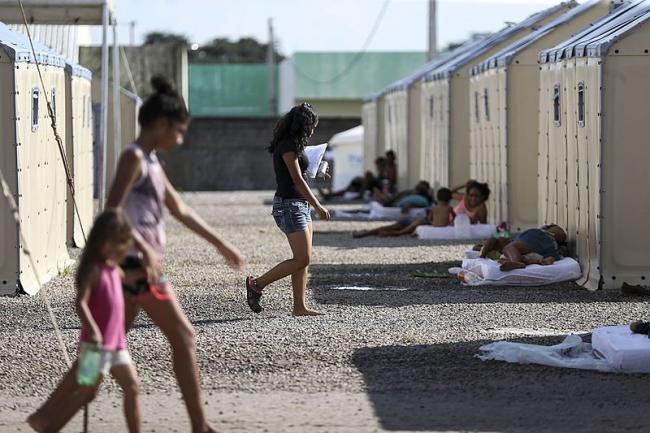 Venezuelan refugees in Boa Vista, Brazil taken on August 21, 2018. (Agência Brasil, Marcelo Camargo/ Wikimedia Commons) 